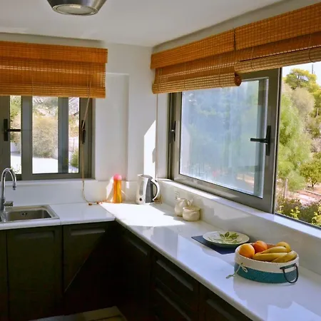 펜션 Luxury Beach House Viewing At The Corinthian Gulf