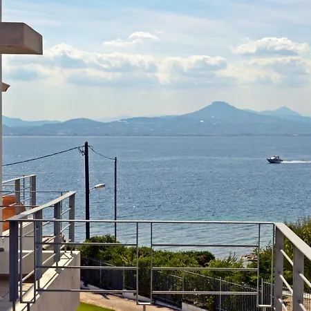 펜션 Luxury Beach House Viewing At The Corinthian Gulf